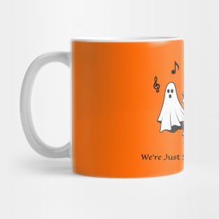 "We're Just Silhouettos Of Men” Ghostly Choir Mug